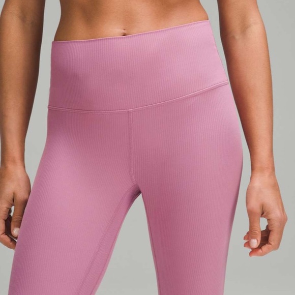 Lululemon Women’s Align Ribbed High-Rise Crop Leggings Tights 23" - Picture 9 of 9